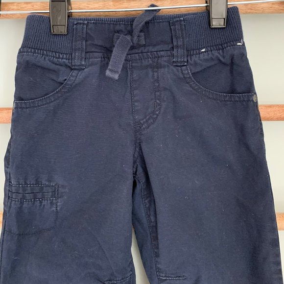 Gymboree navy pull on pants 3T - Picture 3 of 4